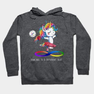 Unicorn Dancing to a DIfferent Beat Hoodie